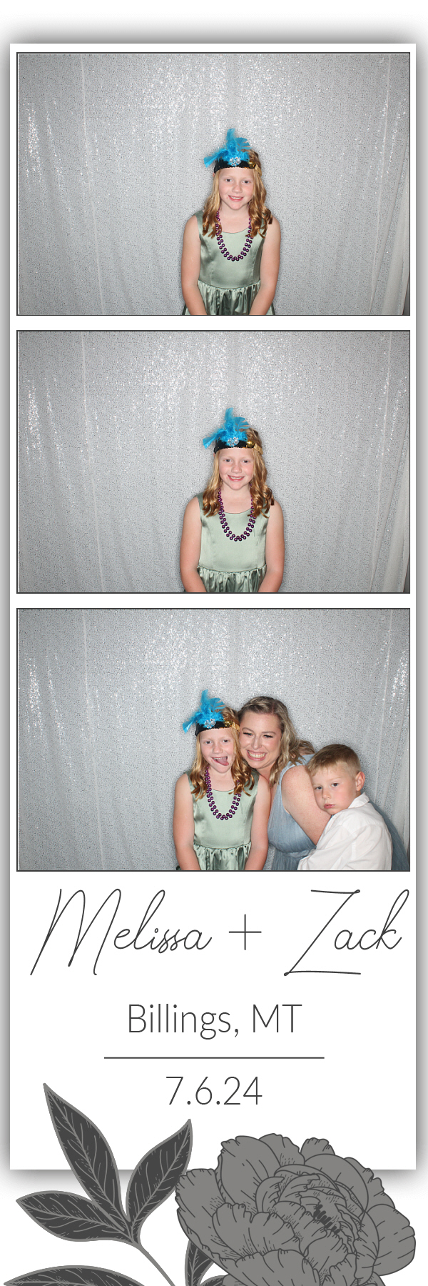 Melissa and Zack's Wedding | View more photos from the event at gallery.photoboothbillings.com/u/PhotoBoothBillings/Melissa-and-Zacks-Wedding