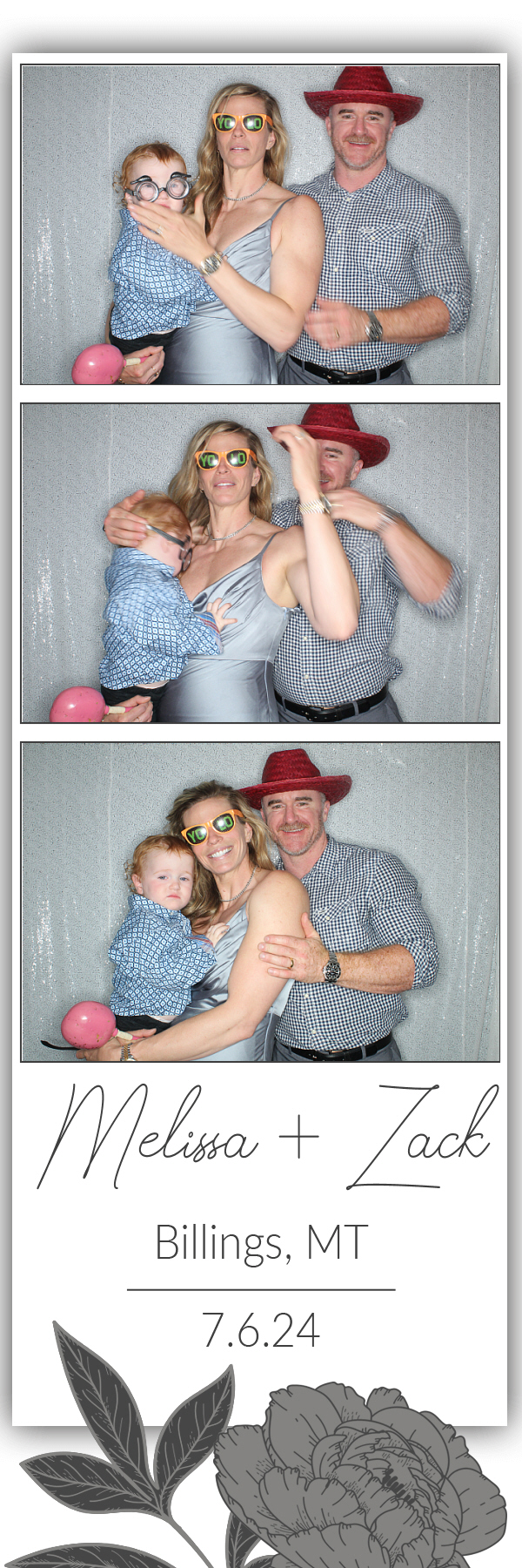 Melissa and Zack's Wedding | View more photos from the event at gallery.photoboothbillings.com/u/PhotoBoothBillings/Melissa-and-Zacks-Wedding