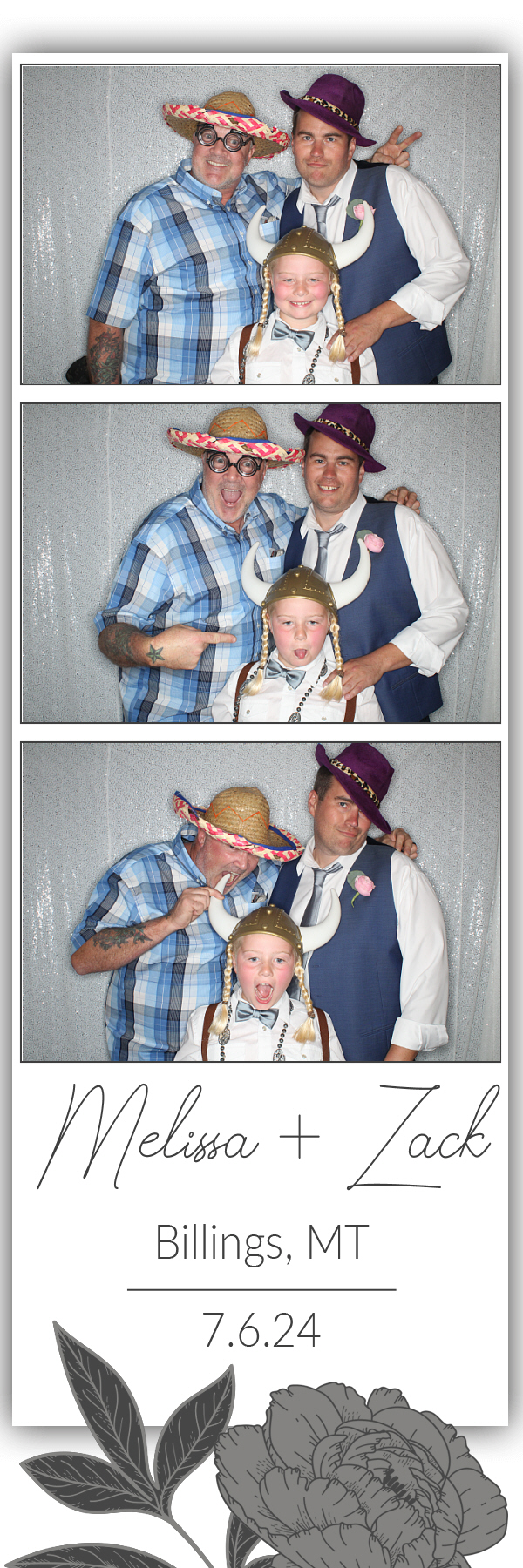 Melissa and Zack's Wedding | View more photos from the event at gallery.photoboothbillings.com/u/PhotoBoothBillings/Melissa-and-Zacks-Wedding