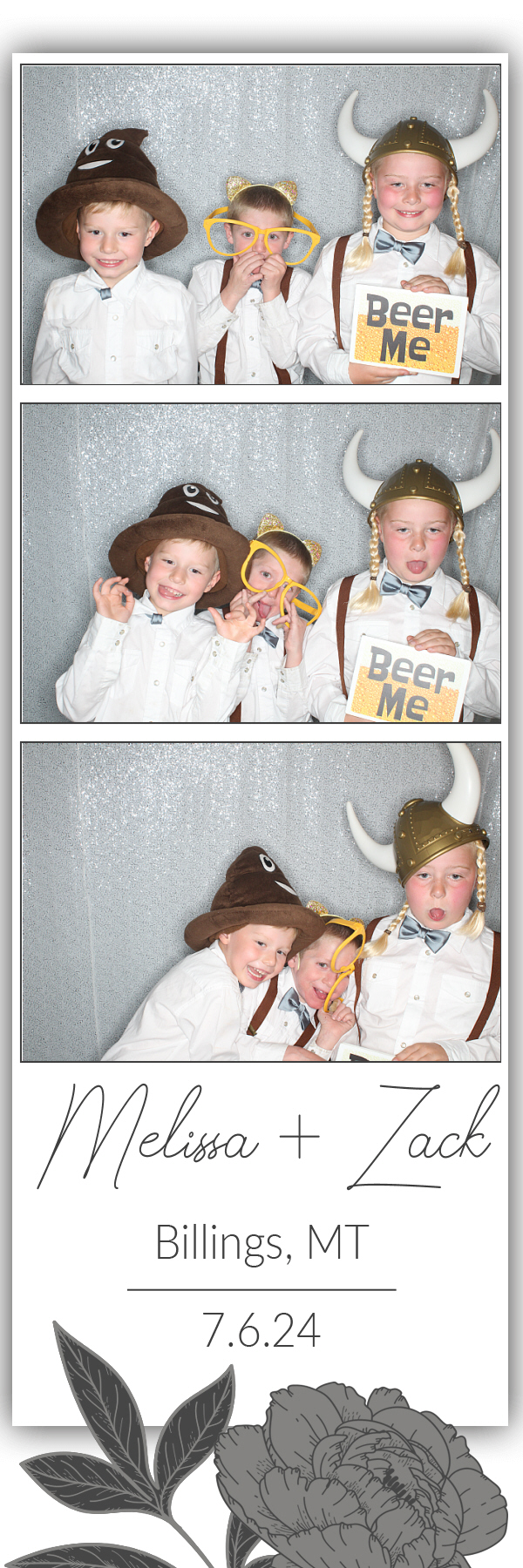 Melissa and Zack's Wedding | View more photos from the event at gallery.photoboothbillings.com/u/PhotoBoothBillings/Melissa-and-Zacks-Wedding