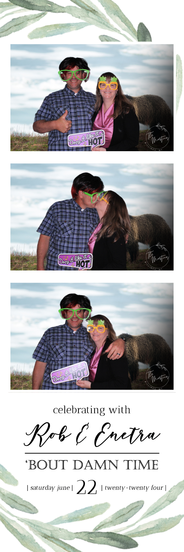 Rob and Enetra's Wedding | View more photos from the event at gallery.photoboothbillings.com/u/PhotoBoothBillings/Rob-and-Enetras-Wedding