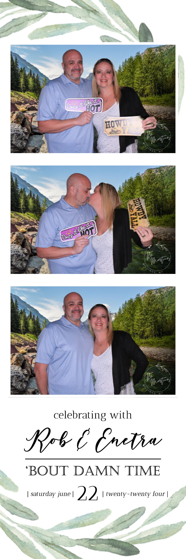 Rob and Enetra's Wedding | View more photos from the event at gallery.photoboothbillings.com/u/PhotoBoothBillings/Rob-and-Enetras-Wedding