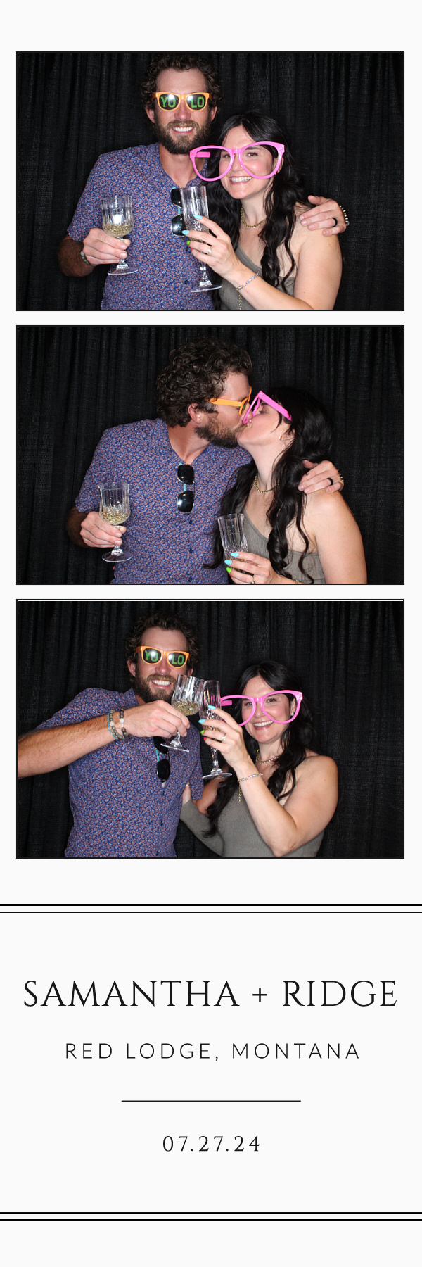 Sam and Ridge Wedding | View more photos from the event at gallery.photoboothbillings.com/u/PhotoBoothBillings/Sam-and-Ridge-Wedding