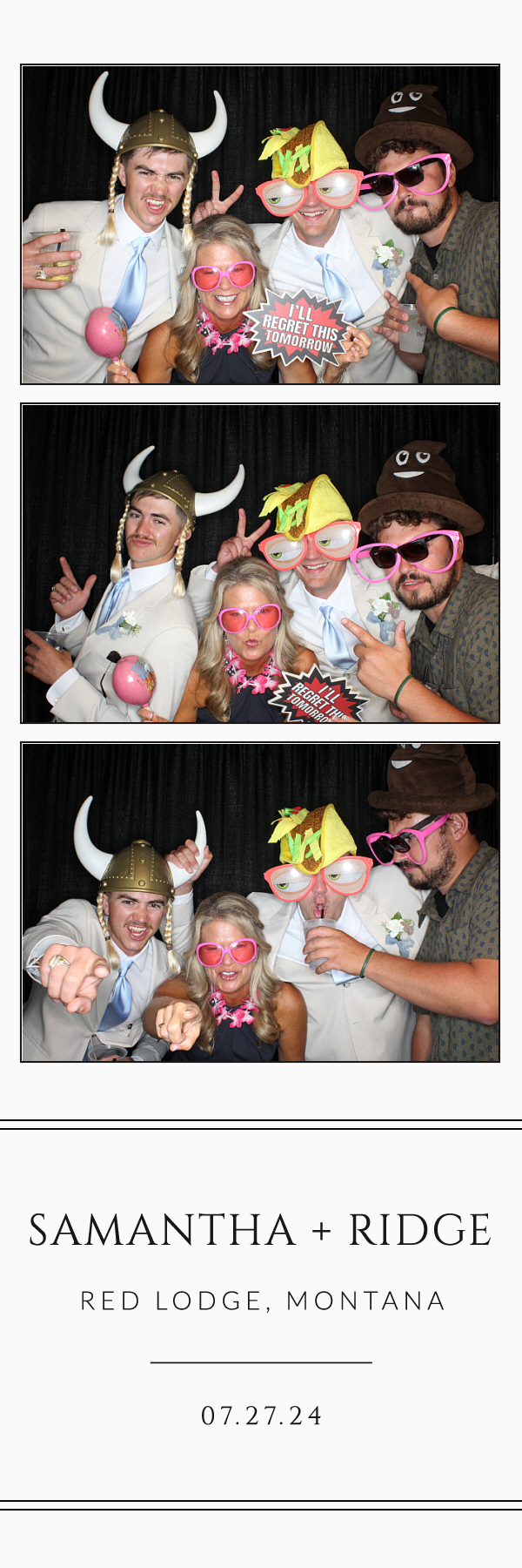 Sam and Ridge Wedding | View more photos from the event at gallery.photoboothbillings.com/u/PhotoBoothBillings/Sam-and-Ridge-Wedding
