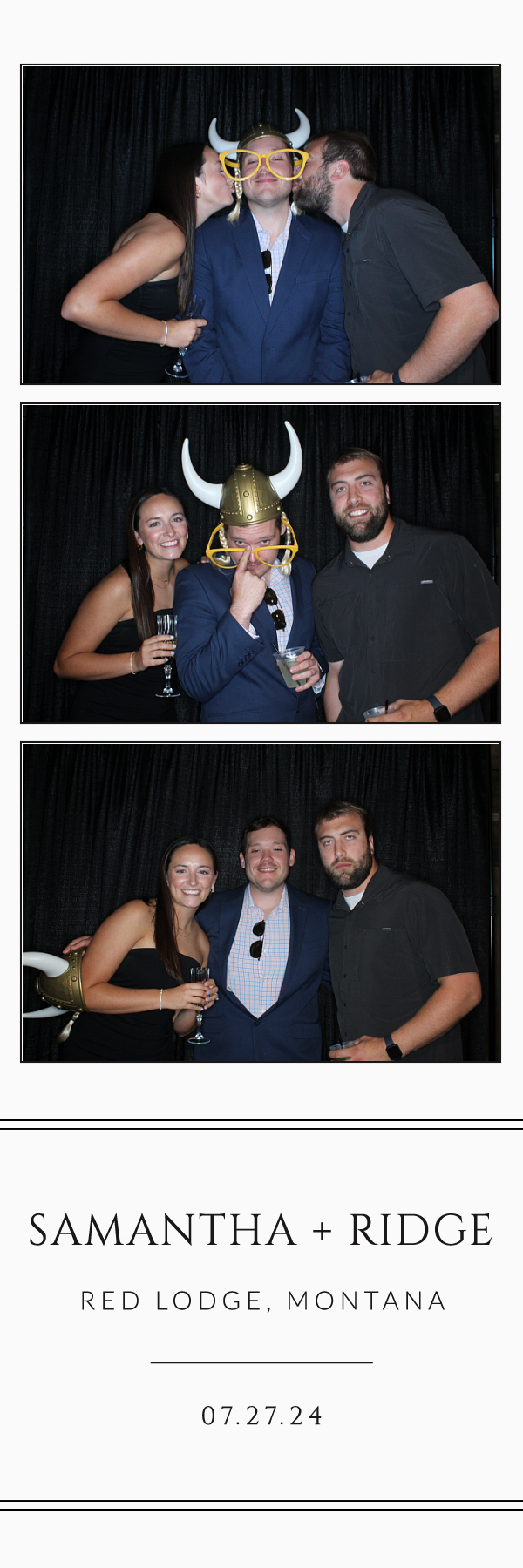 Sam and Ridge Wedding | View more photos from the event at gallery.photoboothbillings.com/u/PhotoBoothBillings/Sam-and-Ridge-Wedding