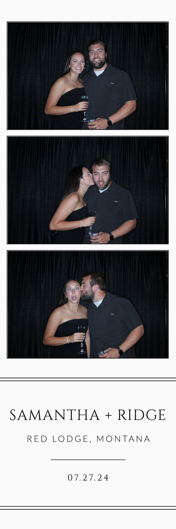Sam and Ridge Wedding | View more photos from the event at gallery.photoboothbillings.com/u/PhotoBoothBillings/Sam-and-Ridge-Wedding