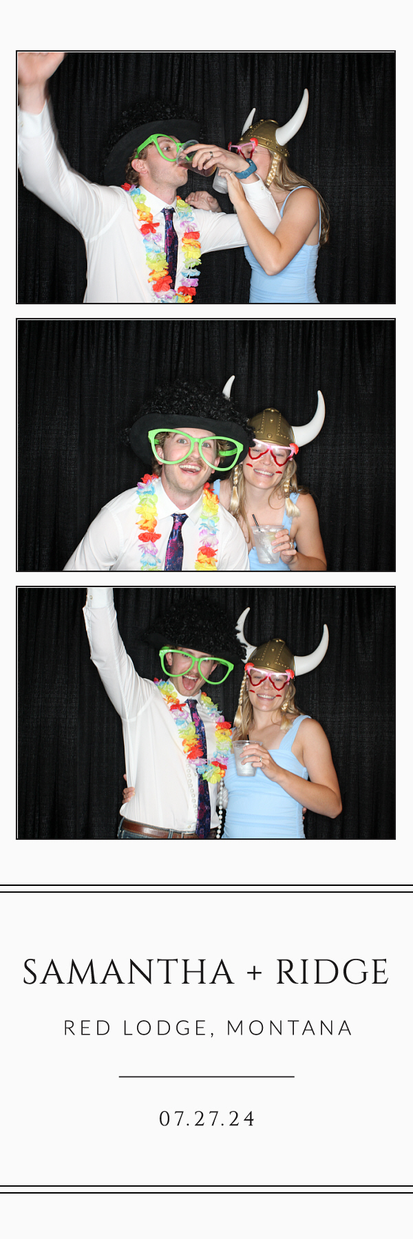 Sam and Ridge Wedding | View more photos from the event at gallery.photoboothbillings.com/u/PhotoBoothBillings/Sam-and-Ridge-Wedding