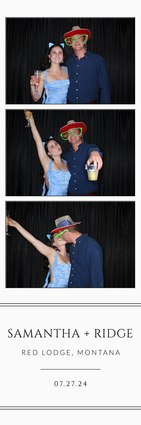 Sam and Ridge Wedding | View more photos from the event at gallery.photoboothbillings.com/u/PhotoBoothBillings/Sam-and-Ridge-Wedding