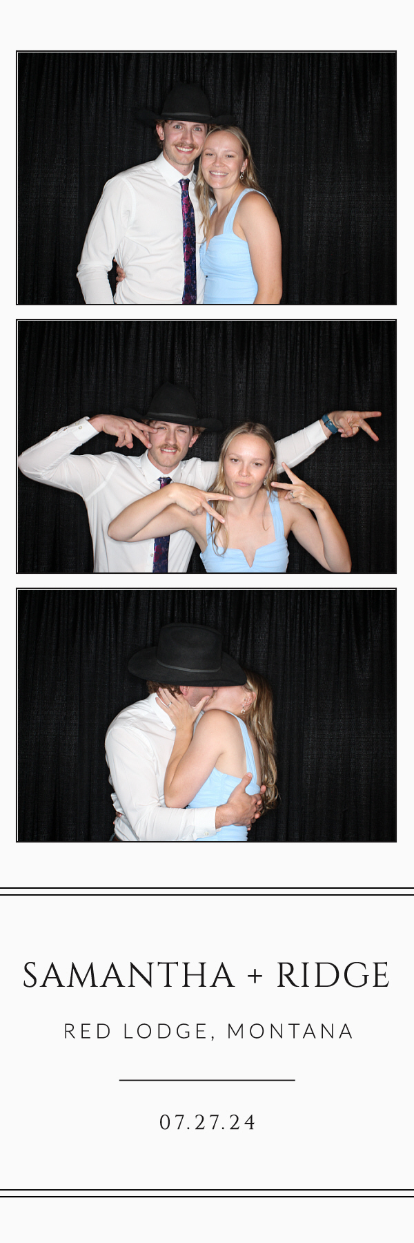 Sam and Ridge Wedding | View more photos from the event at gallery.photoboothbillings.com/u/PhotoBoothBillings/Sam-and-Ridge-Wedding