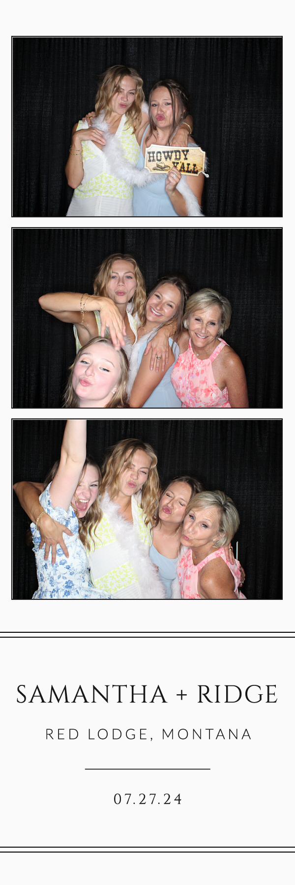 Sam and Ridge Wedding | View more photos from the event at gallery.photoboothbillings.com/u/PhotoBoothBillings/Sam-and-Ridge-Wedding