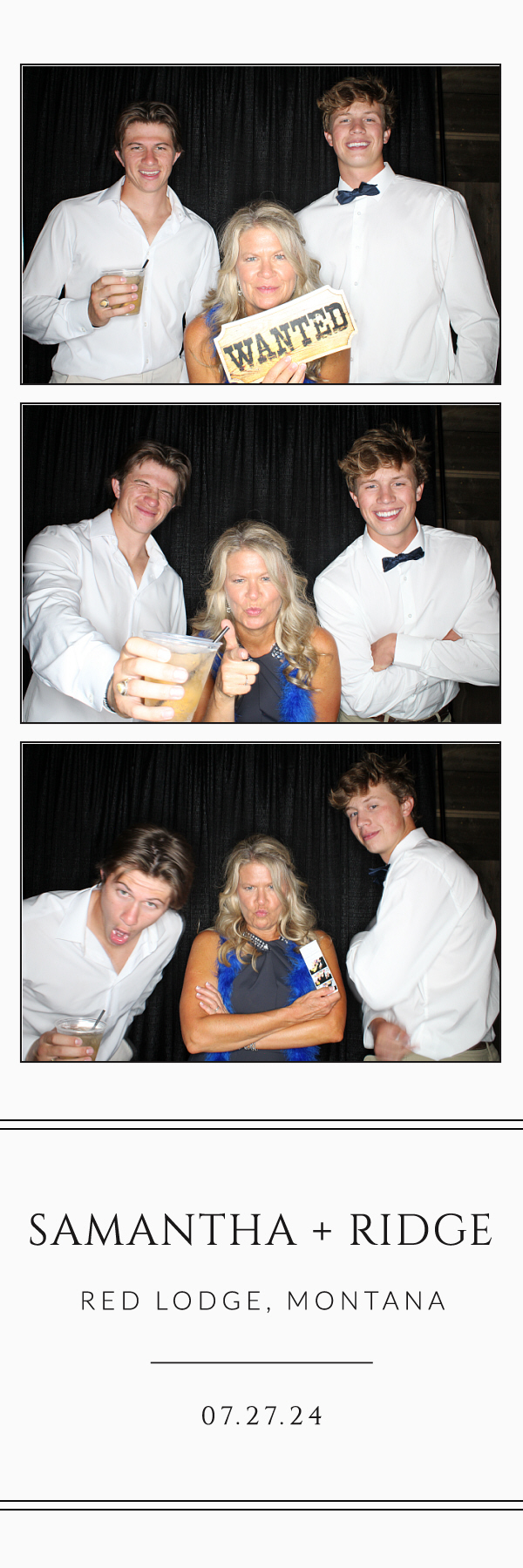 Sam and Ridge Wedding | View more photos from the event at gallery.photoboothbillings.com/u/PhotoBoothBillings/Sam-and-Ridge-Wedding