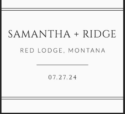 Sam and Ridge Wedding | View more photos from the event at gallery.photoboothbillings.com/u/PhotoBoothBillings/Sam-and-Ridge-Wedding