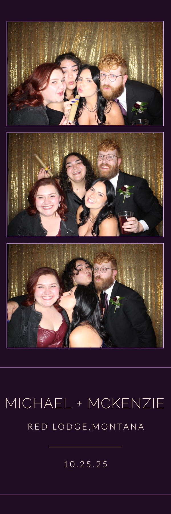 McKenzie and Michael's Wedding | View more photos from the event at gallery.photoboothbillings.com/u/PhotoBoothBillings/McKenzie-and-Michaels-Wedding