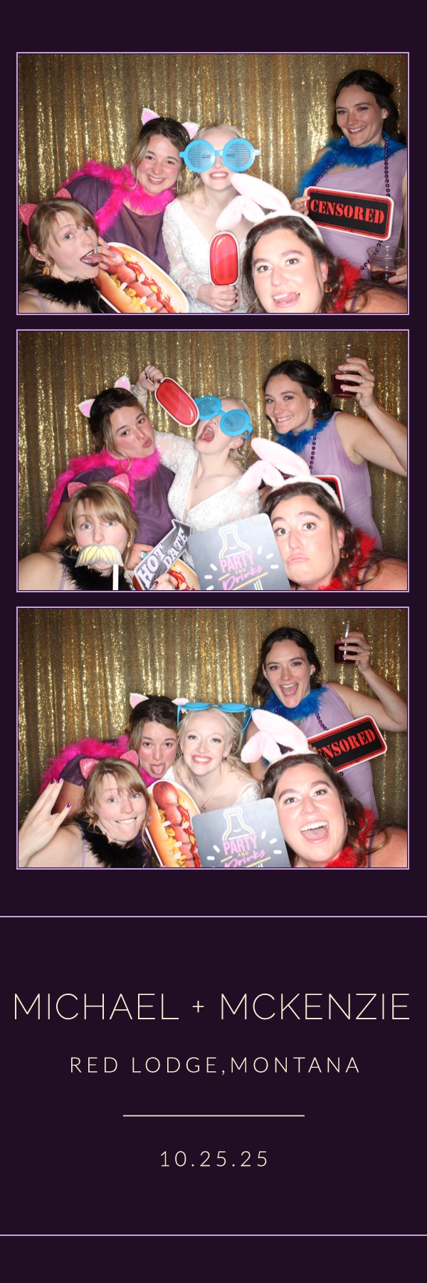 McKenzie and Michael's Wedding | View more photos from the event at gallery.photoboothbillings.com/u/PhotoBoothBillings/McKenzie-and-Michaels-Wedding