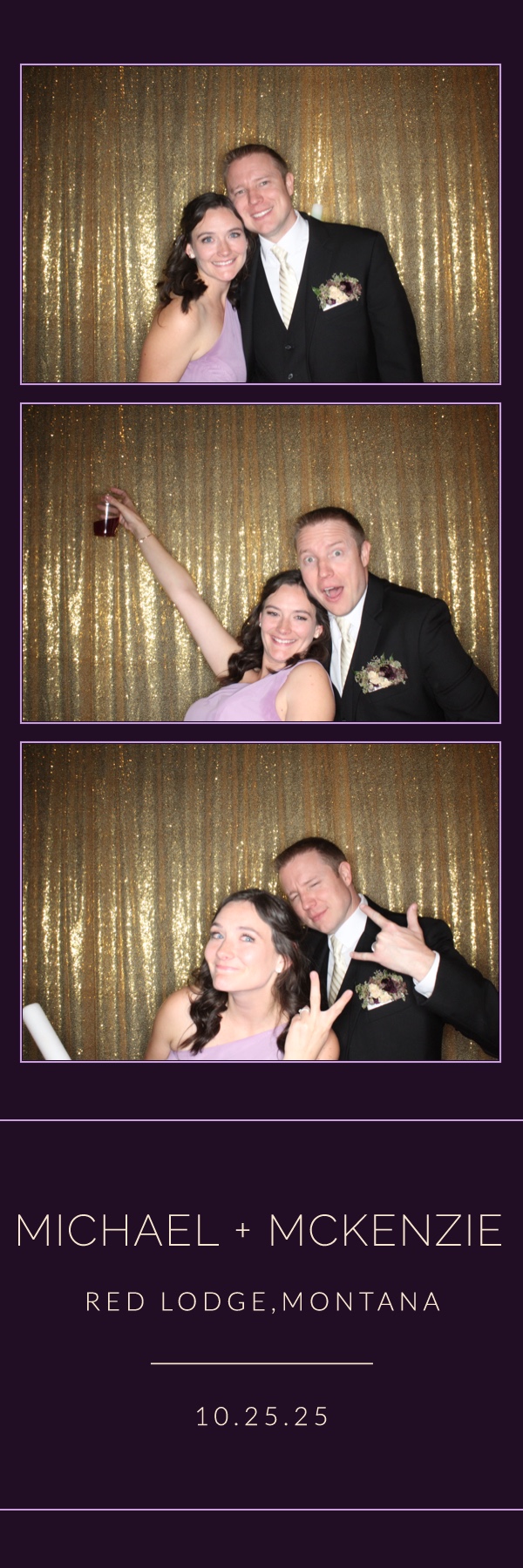 McKenzie and Michael's Wedding | View more photos from the event at gallery.photoboothbillings.com/u/PhotoBoothBillings/McKenzie-and-Michaels-Wedding