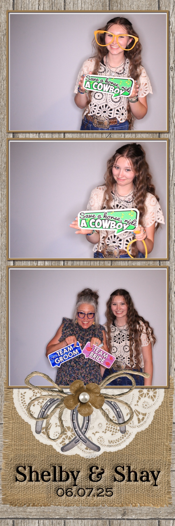 Shelby and Shay's Wedding | View more photos from the event at gallery.photoboothbillings.com/u/PhotoBoothBillings/Shelby-and-Shays-Wedding