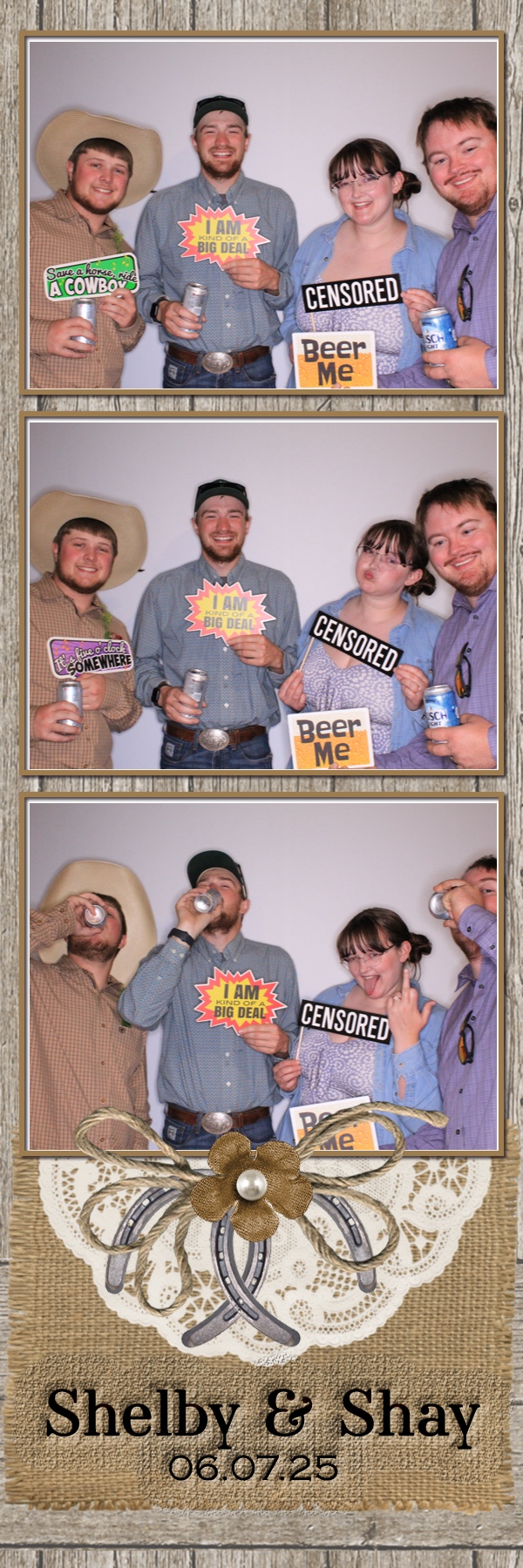 Shelby and Shay's Wedding | View more photos from the event at gallery.photoboothbillings.com/u/PhotoBoothBillings/Shelby-and-Shays-Wedding
