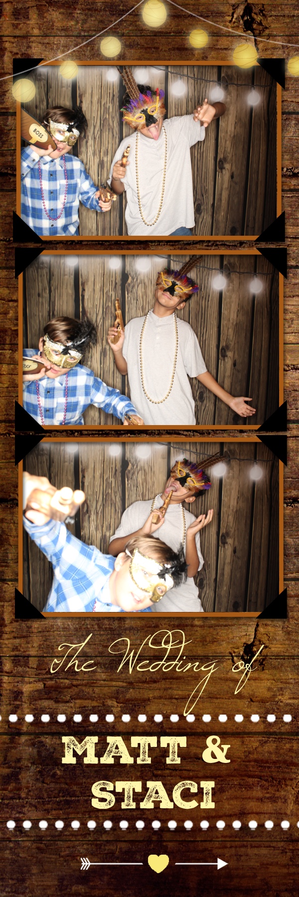Staci and Matt's Wedding | View more photos from the event at gallery.photoboothbillings.com/u/PhotoBoothBillings/Staci-and-Matts-Wedding