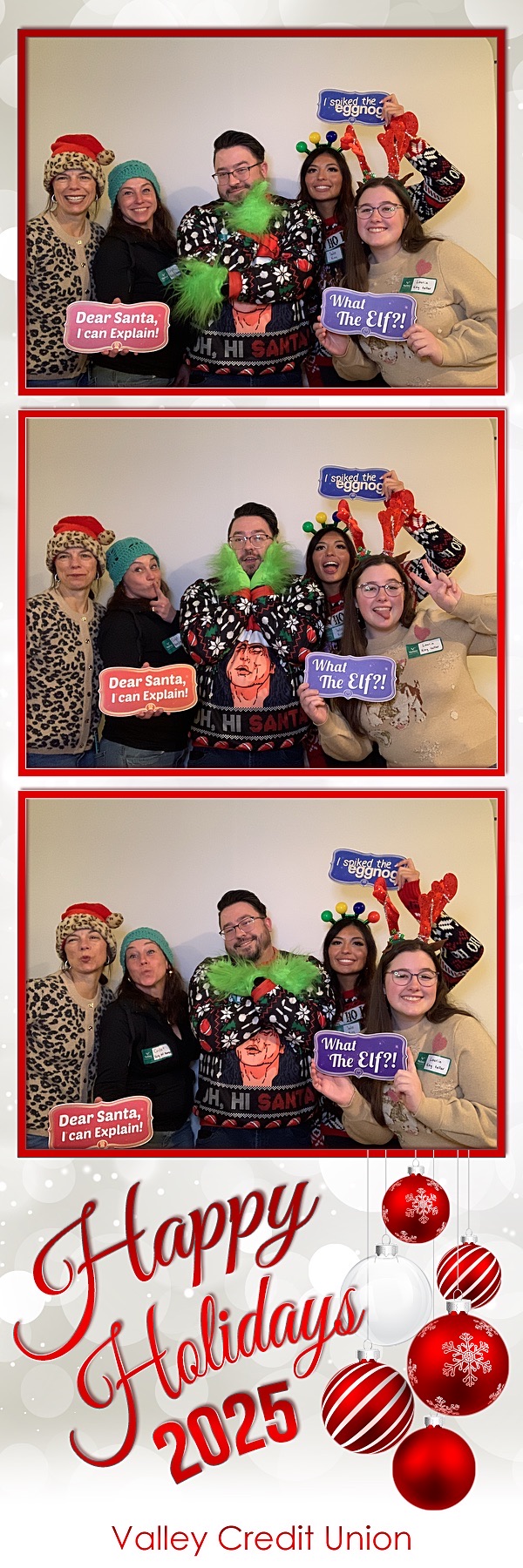 Valley Credit Union Holiday Party | View more photos from the event at gallery.photoboothbillings.com/u/PhotoBoothBillings/Valley-Credit-Union-Holiday-Party