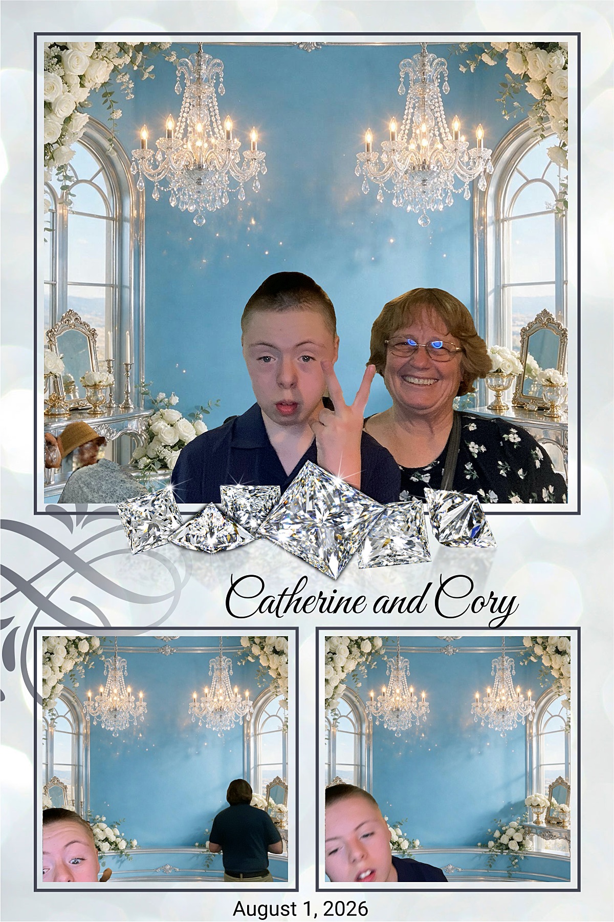Catherine and Corry | View more photos from the event at gallery.photoboothbillings.com/u/PhotoBoothBillings/Catherine-and-Corry
