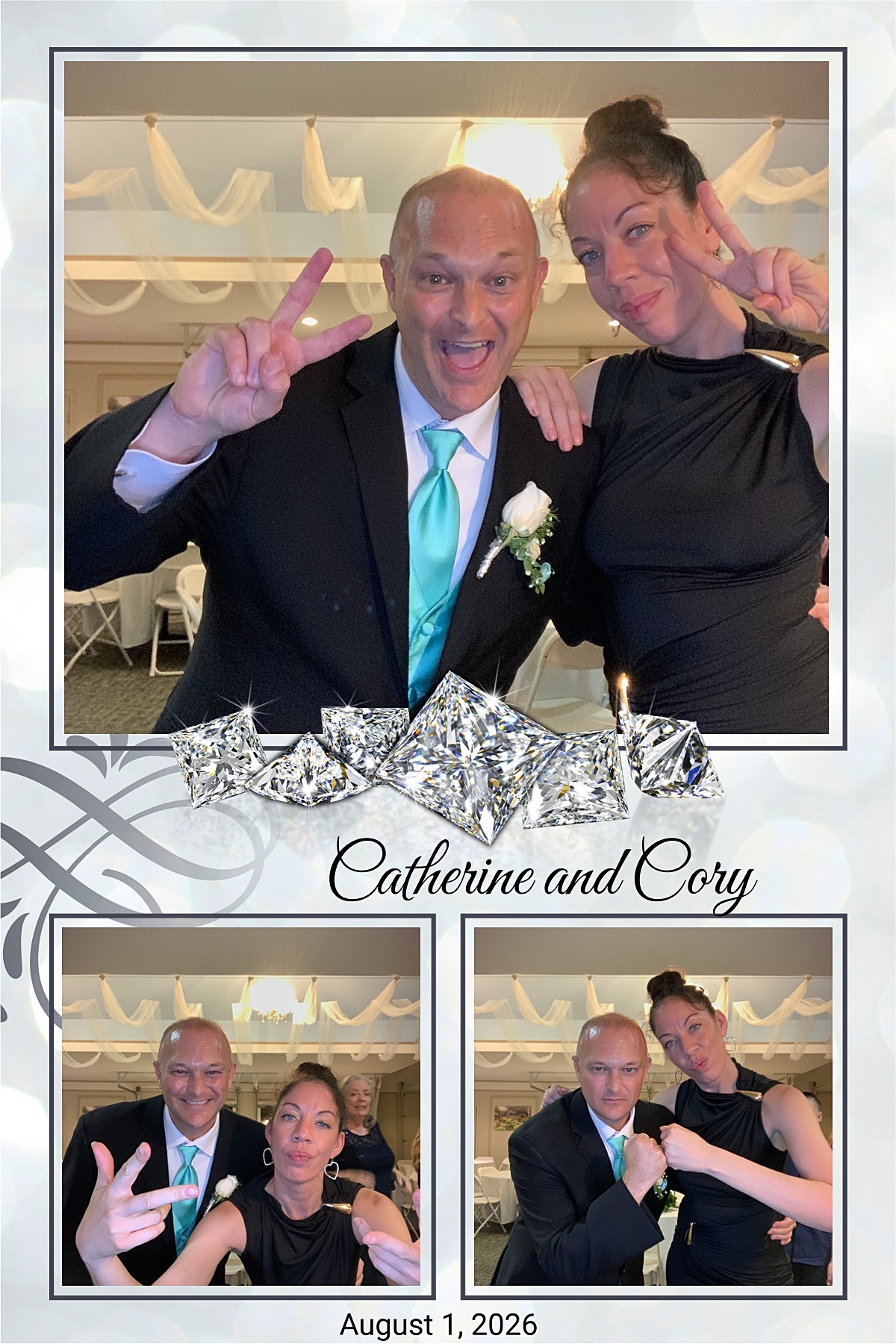 Catherine and Corry | View more photos from the event at gallery.photoboothbillings.com/u/PhotoBoothBillings/Catherine-and-Corry