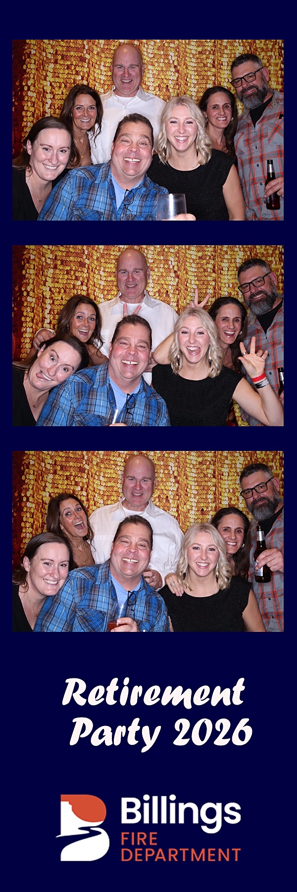 Fire Dept Retirement Party | View more photos from the event at gallery.photoboothbillings.com/u/PhotoBoothBillings/Fire-Dept-Retirement-Party