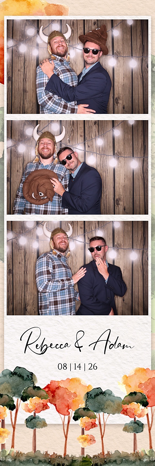 Rebecca and Adam Wedding | View more photos from the event at gallery.photoboothbillings.com/u/PhotoBoothBillings/Rebecca-and-Adam-Wedding