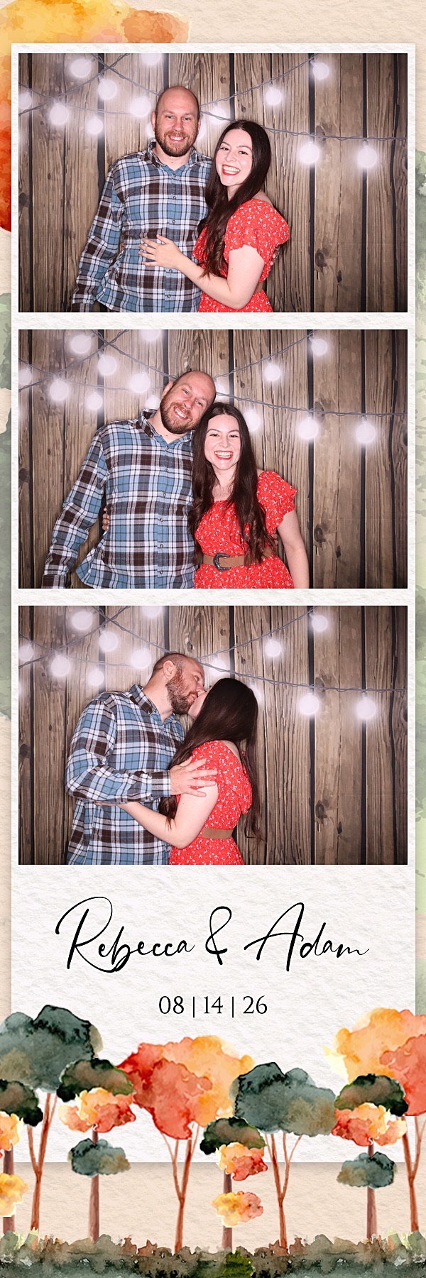 Rebecca and Adam Wedding | View more photos from the event at gallery.photoboothbillings.com/u/PhotoBoothBillings/Rebecca-and-Adam-Wedding
