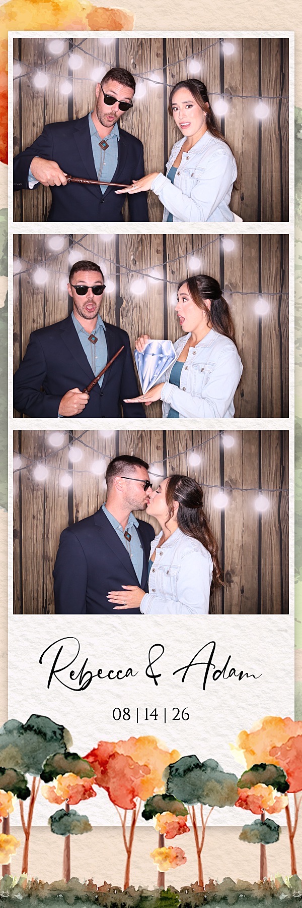 Rebecca and Adam Wedding | View more photos from the event at gallery.photoboothbillings.com/u/PhotoBoothBillings/Rebecca-and-Adam-Wedding