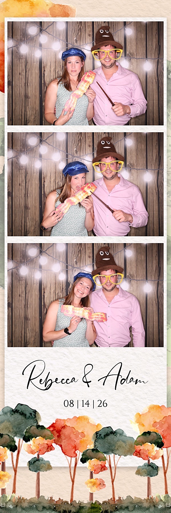 Rebecca and Adam Wedding | View more photos from the event at gallery.photoboothbillings.com/u/PhotoBoothBillings/Rebecca-and-Adam-Wedding
