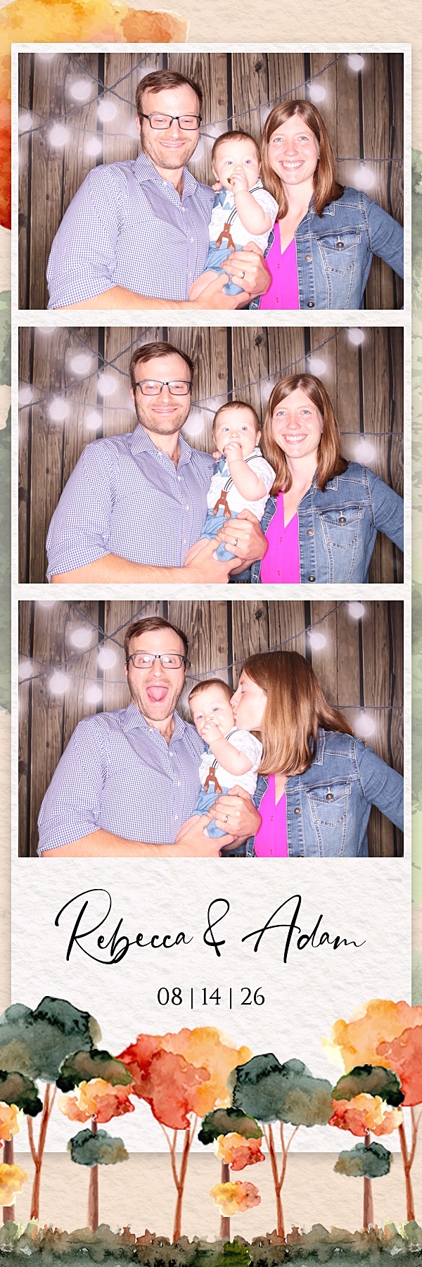 Rebecca and Adam Wedding | View more photos from the event at gallery.photoboothbillings.com/u/PhotoBoothBillings/Rebecca-and-Adam-Wedding