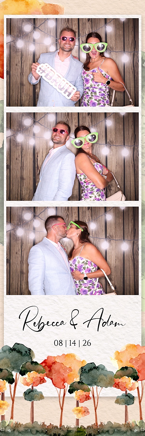 Rebecca and Adam Wedding | View more photos from the event at gallery.photoboothbillings.com/u/PhotoBoothBillings/Rebecca-and-Adam-Wedding