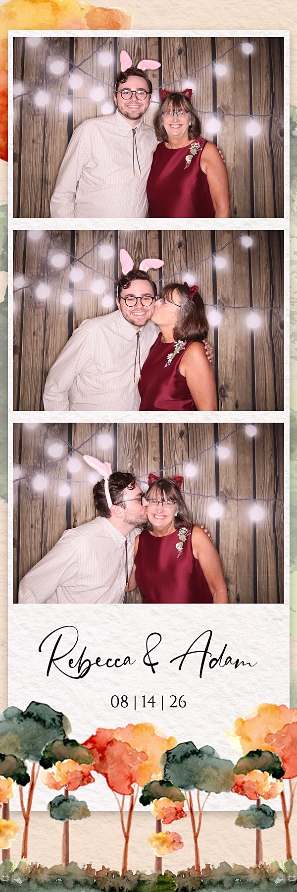 Rebecca and Adam Wedding | View more photos from the event at gallery.photoboothbillings.com/u/PhotoBoothBillings/Rebecca-and-Adam-Wedding