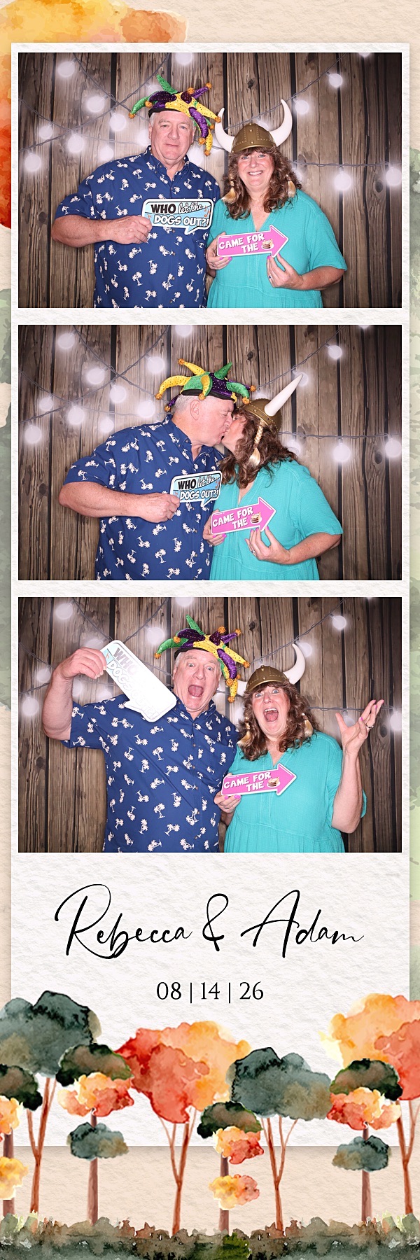 Rebecca and Adam Wedding | View more photos from the event at gallery.photoboothbillings.com/u/PhotoBoothBillings/Rebecca-and-Adam-Wedding