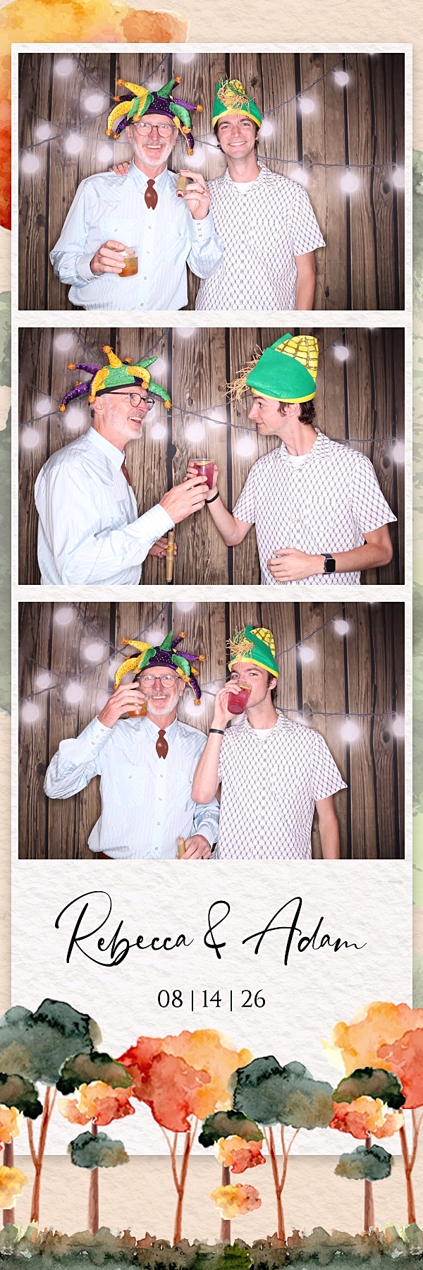 Rebecca and Adam Wedding | View more photos from the event at gallery.photoboothbillings.com/u/PhotoBoothBillings/Rebecca-and-Adam-Wedding