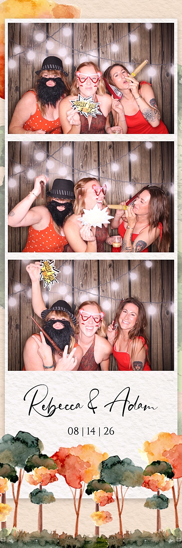 Rebecca and Adam Wedding | View more photos from the event at gallery.photoboothbillings.com/u/PhotoBoothBillings/Rebecca-and-Adam-Wedding