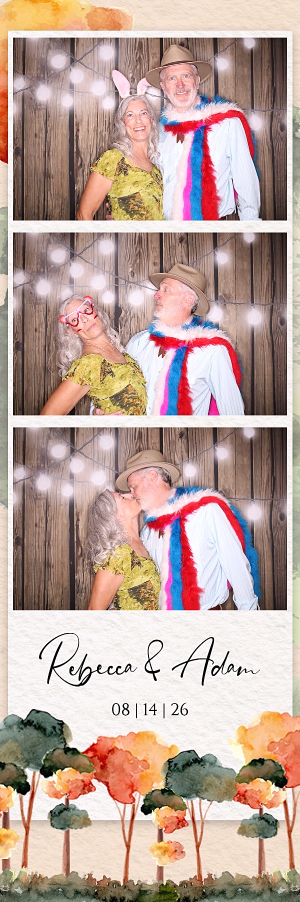 Rebecca and Adam Wedding | View more photos from the event at gallery.photoboothbillings.com/u/PhotoBoothBillings/Rebecca-and-Adam-Wedding