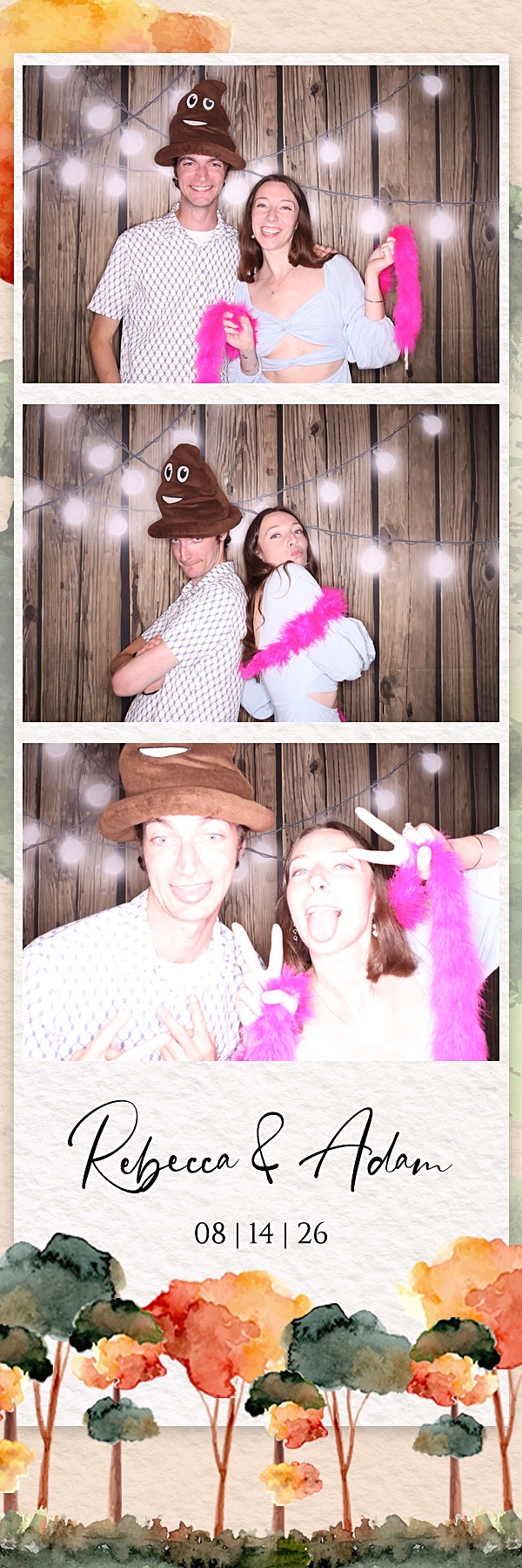 Rebecca and Adam Wedding | View more photos from the event at gallery.photoboothbillings.com/u/PhotoBoothBillings/Rebecca-and-Adam-Wedding