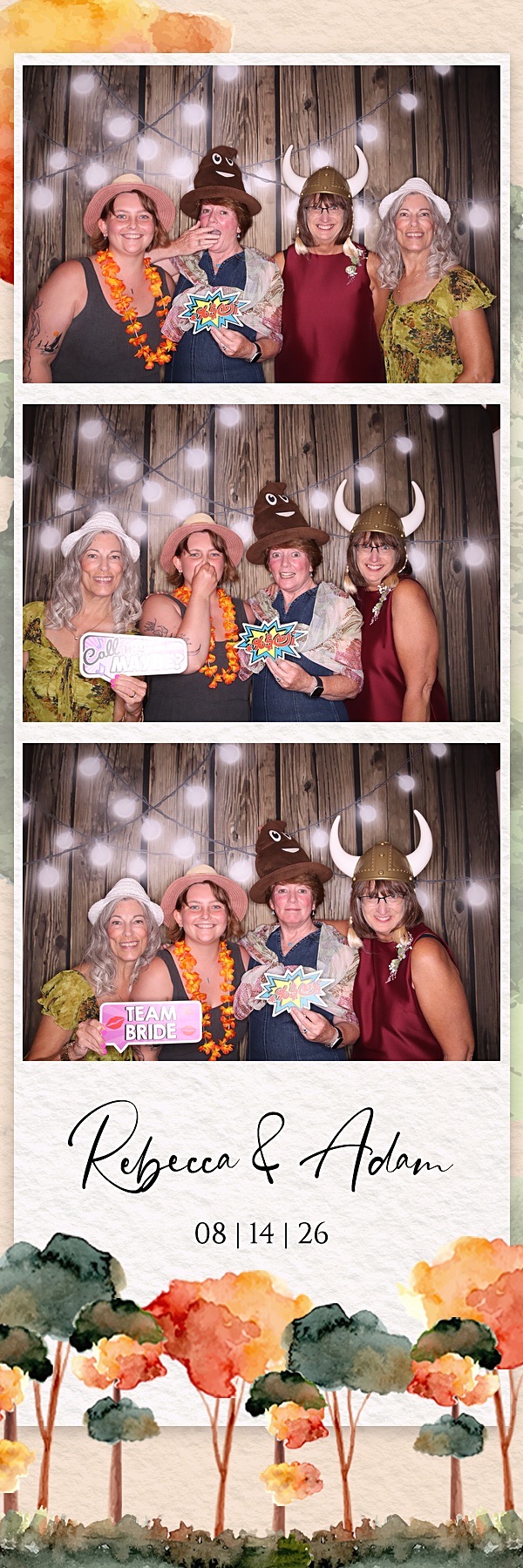 Rebecca and Adam Wedding | View more photos from the event at gallery.photoboothbillings.com/u/PhotoBoothBillings/Rebecca-and-Adam-Wedding