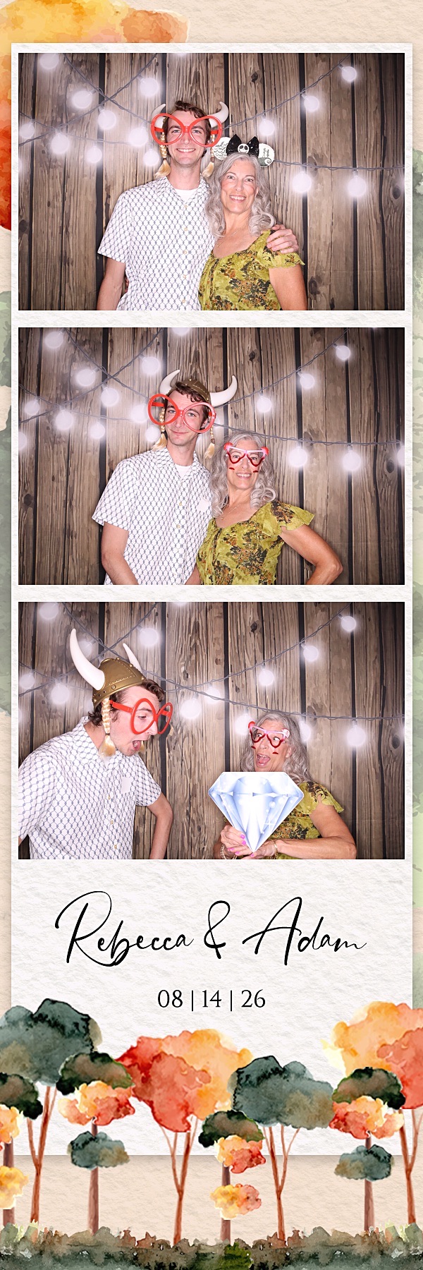 Rebecca and Adam Wedding | View more photos from the event at gallery.photoboothbillings.com/u/PhotoBoothBillings/Rebecca-and-Adam-Wedding