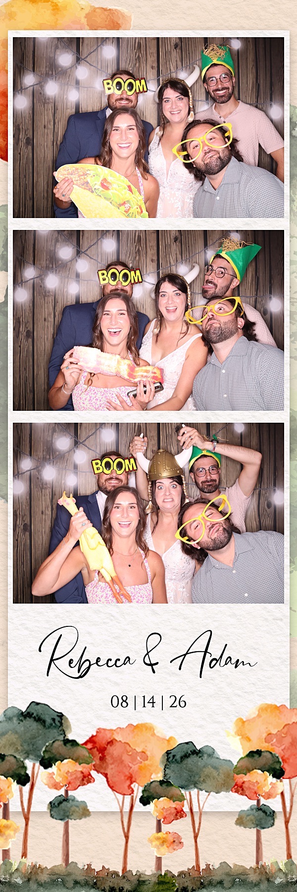 Rebecca and Adam Wedding | View more photos from the event at gallery.photoboothbillings.com/u/PhotoBoothBillings/Rebecca-and-Adam-Wedding