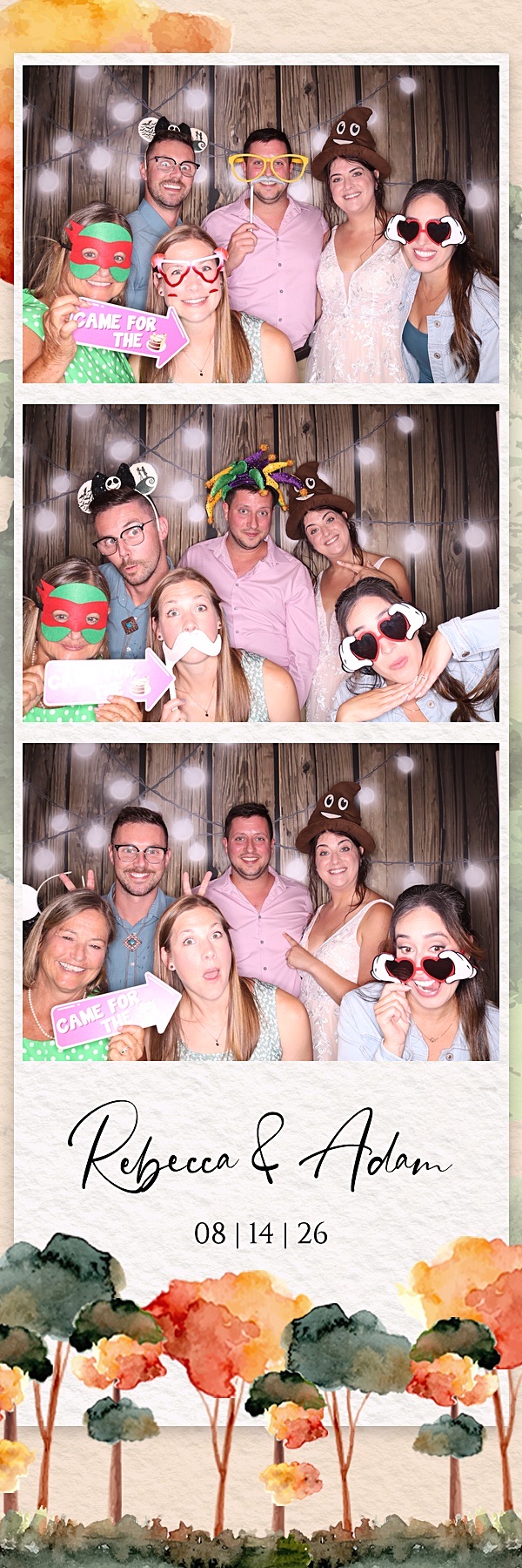 Rebecca and Adam Wedding | View more photos from the event at gallery.photoboothbillings.com/u/PhotoBoothBillings/Rebecca-and-Adam-Wedding