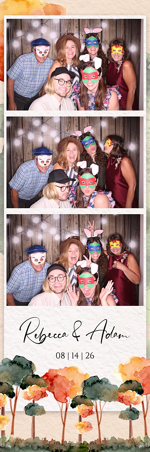 Rebecca and Adam Wedding | View more photos from the event at gallery.photoboothbillings.com/u/PhotoBoothBillings/Rebecca-and-Adam-Wedding