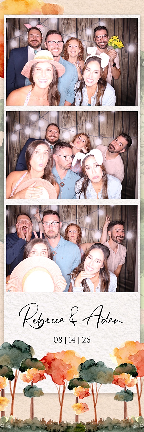 Rebecca and Adam Wedding | View more photos from the event at gallery.photoboothbillings.com/u/PhotoBoothBillings/Rebecca-and-Adam-Wedding