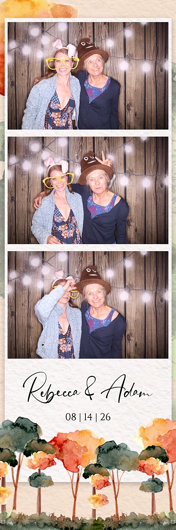 Rebecca and Adam Wedding | View more photos from the event at gallery.photoboothbillings.com/u/PhotoBoothBillings/Rebecca-and-Adam-Wedding