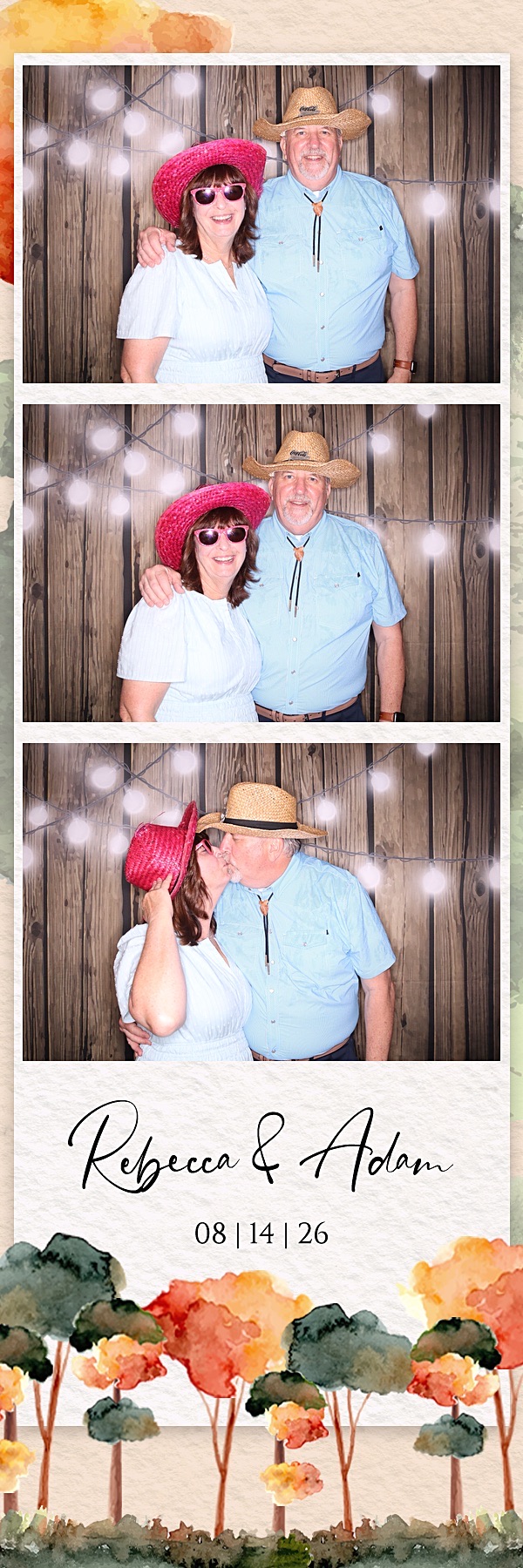 Rebecca and Adam Wedding | View more photos from the event at gallery.photoboothbillings.com/u/PhotoBoothBillings/Rebecca-and-Adam-Wedding
