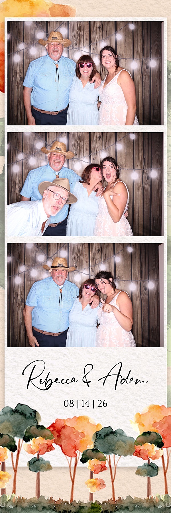 Rebecca and Adam Wedding | View more photos from the event at gallery.photoboothbillings.com/u/PhotoBoothBillings/Rebecca-and-Adam-Wedding