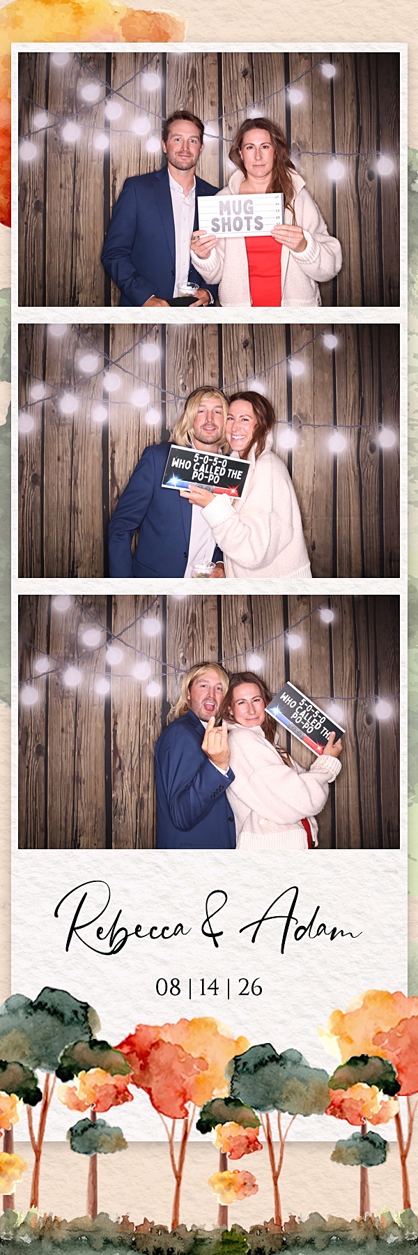 Rebecca and Adam Wedding | View more photos from the event at gallery.photoboothbillings.com/u/PhotoBoothBillings/Rebecca-and-Adam-Wedding