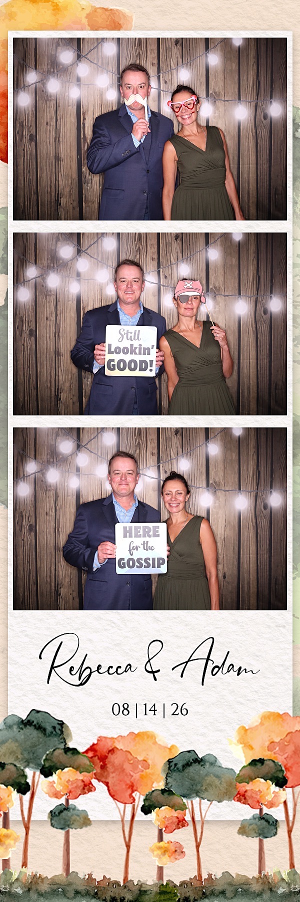 Rebecca and Adam Wedding | View more photos from the event at gallery.photoboothbillings.com/u/PhotoBoothBillings/Rebecca-and-Adam-Wedding
