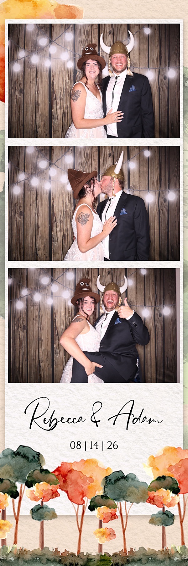 Rebecca and Adam Wedding | View more photos from the event at gallery.photoboothbillings.com/u/PhotoBoothBillings/Rebecca-and-Adam-Wedding